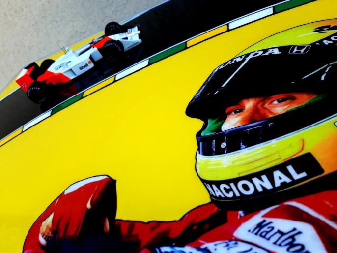 Tableau Ayrton Senna 60x40